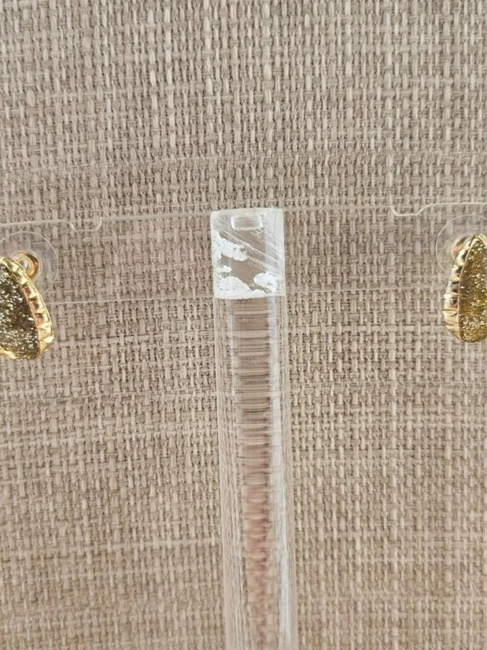 Vintage Earrings Gold Tone Sparkling Glitters Fashion Stud Jewelry Earrings